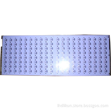 Al-Base PCB with White Soldermask and Black Silkscreen